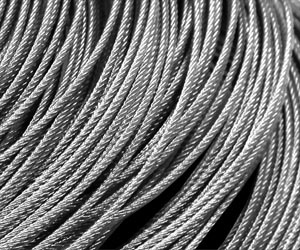 Noncoated Wire Rope, Stainless Steel Cable