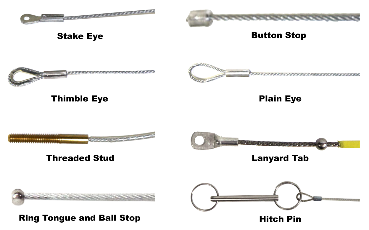 Wire Rope Fittings, Stainless Steel Wire Rope Assembly